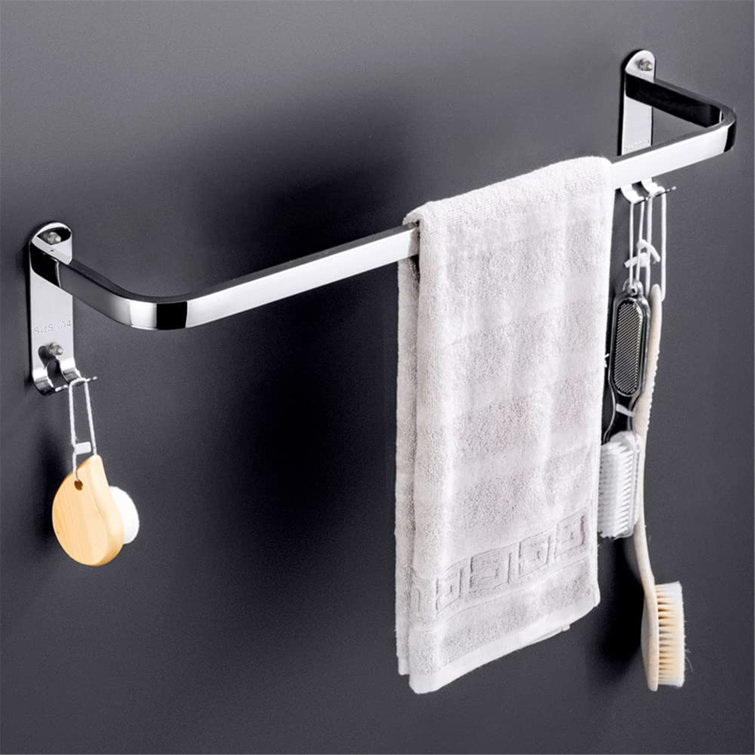 Ivy Bronx Akinlolu 61cm Wall Mounted Towel Rail Wayfair.co.uk
